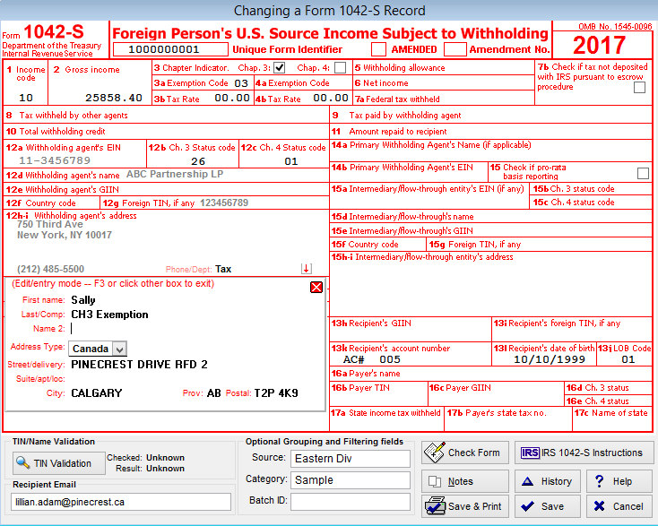 Irs 1042 s instructions 2019